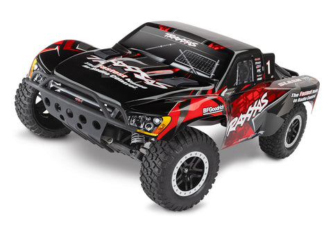 TRA58276-74-RED SLASH VXL MAG 272R-1/10 TRUCK-Mike's Hobby