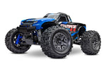 TRA67154-4-BLUE STAMPEDE 4X4 BL-2S-1/10 TRUCK-Mike's Hobby