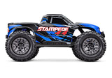 TRA67154-4-BLUE STAMPEDE 4X4 BL-2S-1/10 TRUCK-Mike's Hobby