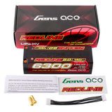 GEA63004S14D5 7.6V 6300mAh 4S 140C Hardcase LiHV Battery: 5mm Tubes-LiPo Battery-Mike's Hobby