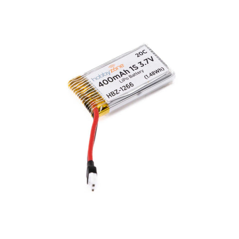 HBZ-1266 3.7V 1S 400mAh LiPo Battery: Molex 51005-LiPo Battery-Mike's Hobby