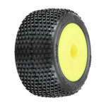 PRO1017712 Hole Shot Tires MTD Yellow Mini-T 2.0 F/R-WHEELS AND TIRES-Mike's Hobby