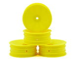 JCO3347Y JConcepts 12mm Hex Mono 2.2 Front Wheels (4) (B7/B6/B5/RB6) (Yellow)-WHEELS AND TIRES-Mike's Hobby