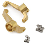 SEHREEFS174 Reefs RC Axial SCX10 Pro Brass Front Portal C-Hubs (Gold) (2) (28g)-PARTS-Mike's Hobby