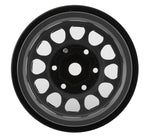 TLHTSCX24-247 Treal Hobby Type I 1.0" Classic 12-Spoke Beadlock Wheels (Grey) (4) (27.2g)-WHEELS AND TIRES-Mike's Hobby