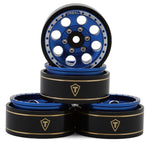 TLHTSCX24-81 Treal Hobby 1.0" 8-Hole Beadlock Wheels (Blue) (4) (22g)-WHEELS AND TIRES-Mike's Hobby