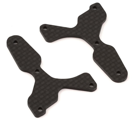 ASC81532 Team Associated RC8B4/RC8B4e Factory Team Carbon Front Lower Arm Insert (2) (2.0mm)