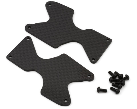 ASC81668 Team Associated RC8B4.1 Factory Team Carbon Fiber Rear Arms Inserts (2mm) (2)