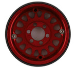 VPS07804 Vanquish Products KMC KM445 Impact 1.9" Beadlock Crawler Wheels (Red) (2)-WHEELS AND TIRES-Mike's Hobby