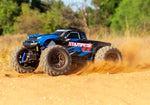 TRA67154-4-BLUE STAMPEDE 4X4 BL-2S-1/10 TRUCK-Mike's Hobby