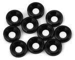 VForce Designs 3mm Countersunk Washers (Black) (10)-PARTS-Mike's Hobby