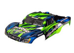 SLASH 2WD, BODY, GRN/BLUE-RC CAR BODY-Mike's Hobby