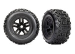 TRA9672 3.8' black wheels, Sledgehammer-WHEELS AND TIRES-Mike's Hobby